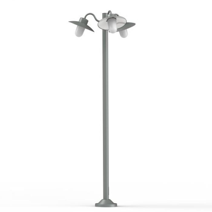 Mattglas metallgrau